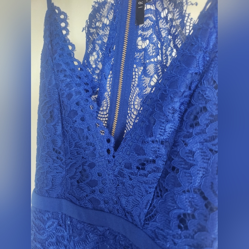 Royal Blue Spaghetti Strap Dress Size L